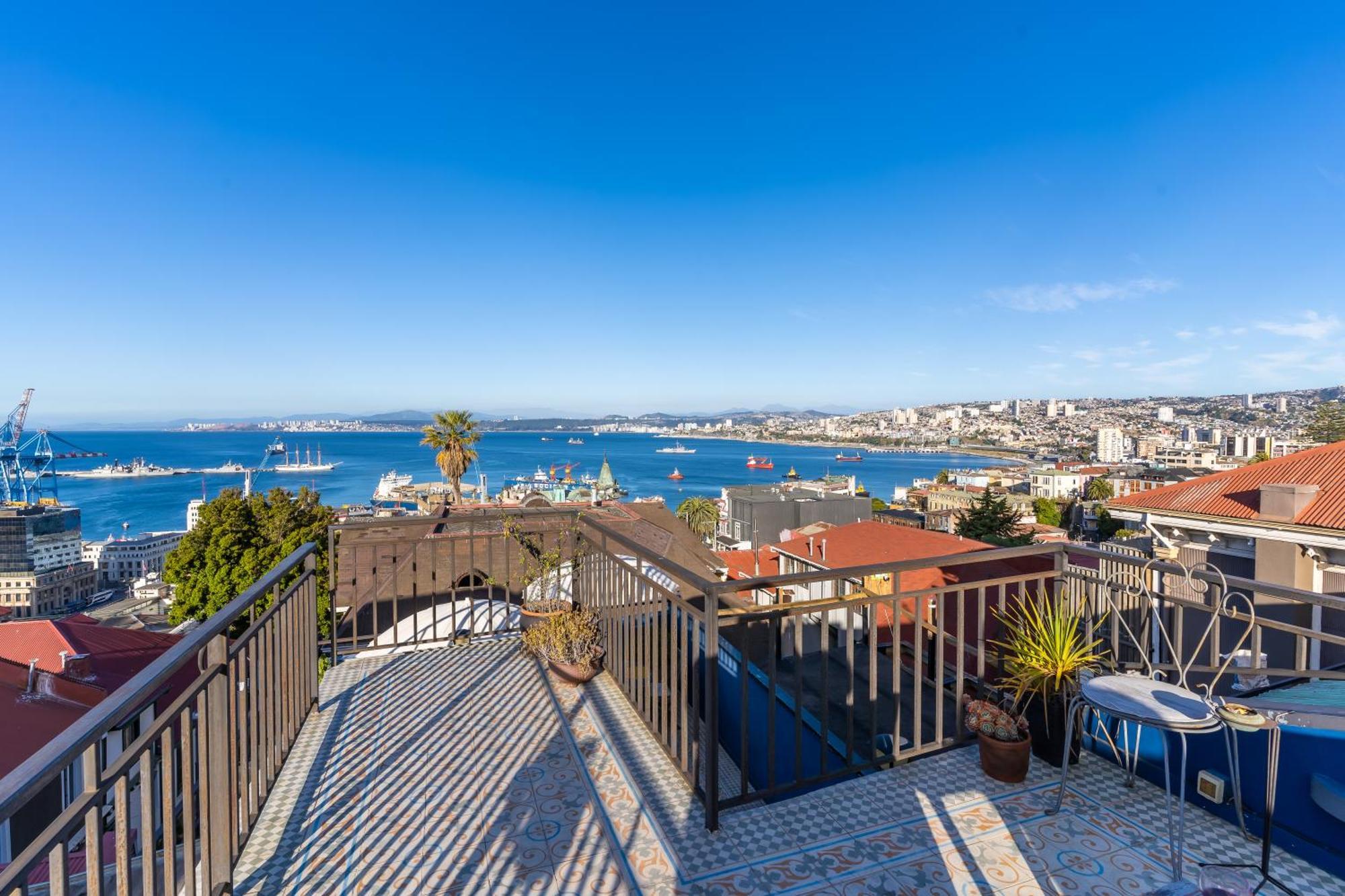 Val Paradou - Ex - Casa Magnolia Valparaiso Bagian luar foto